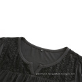 New style custom women's Recyclable Lace V-neck T-shirt Rpet T-shirt